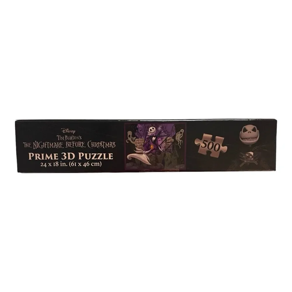 Disney The Nightmare Before Christmas Prime 3D 500 Piece Puzzle Jack Zero Ghosts